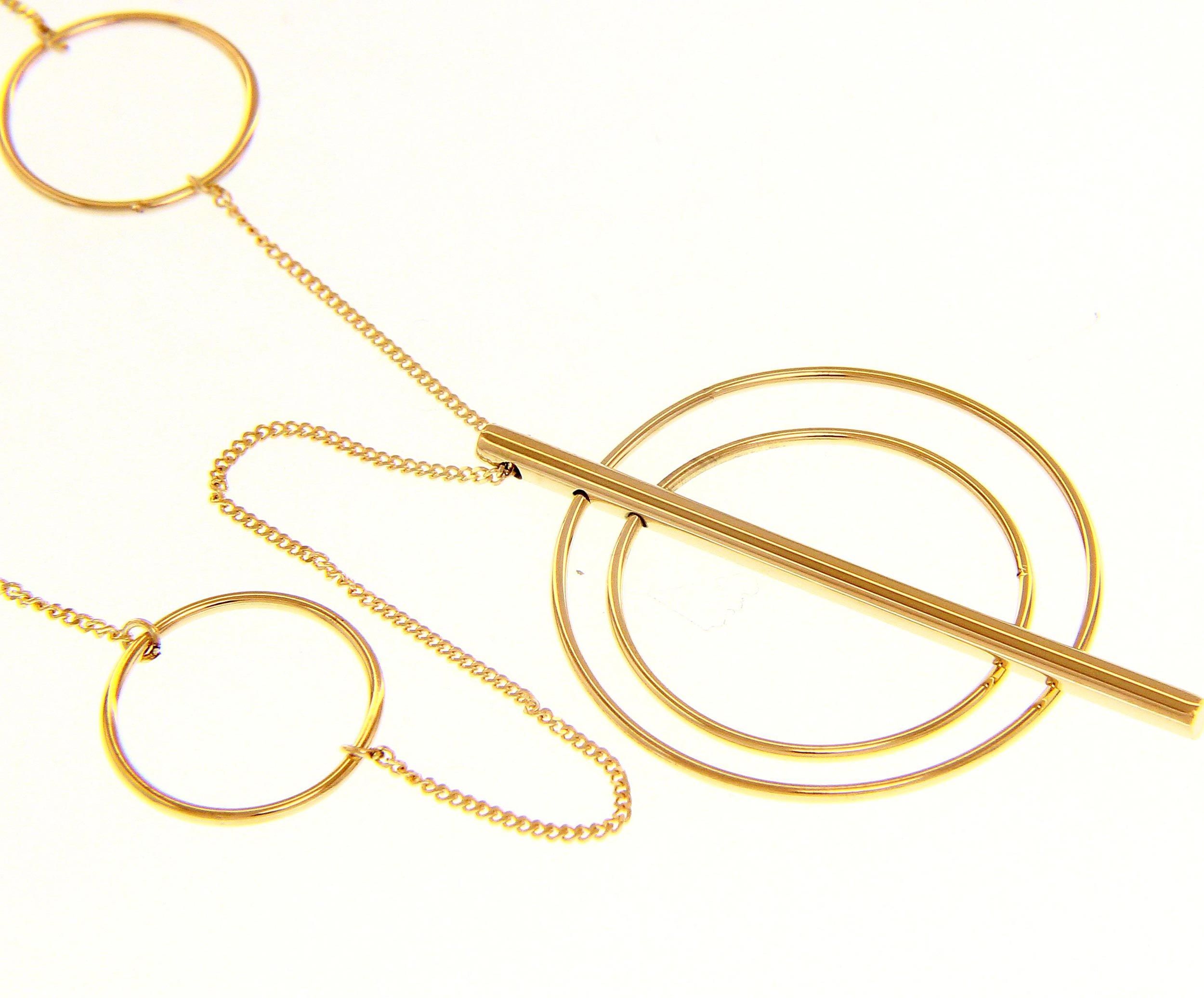 Golden necklace k14  (code S237040)